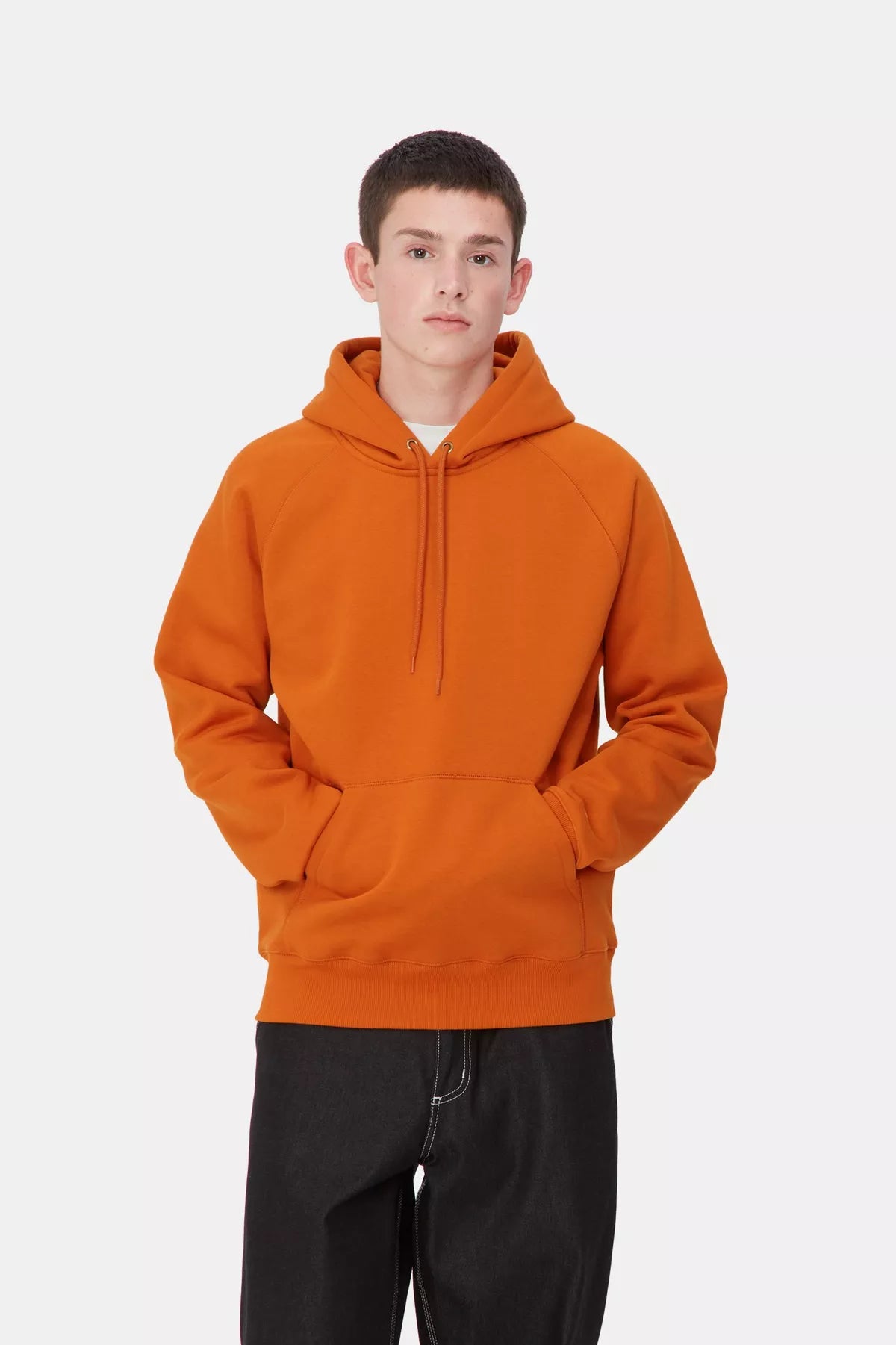Carhartt WIP Hooded Chase Sweatshirt - Orange