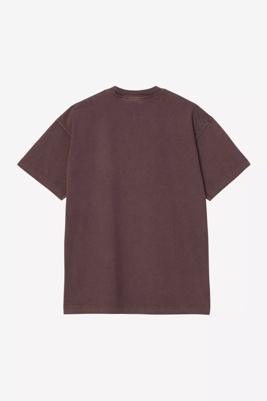 Brown t-shirt on a white background