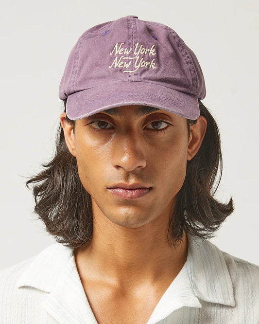 Corridor NY NY Script Cap - Purple