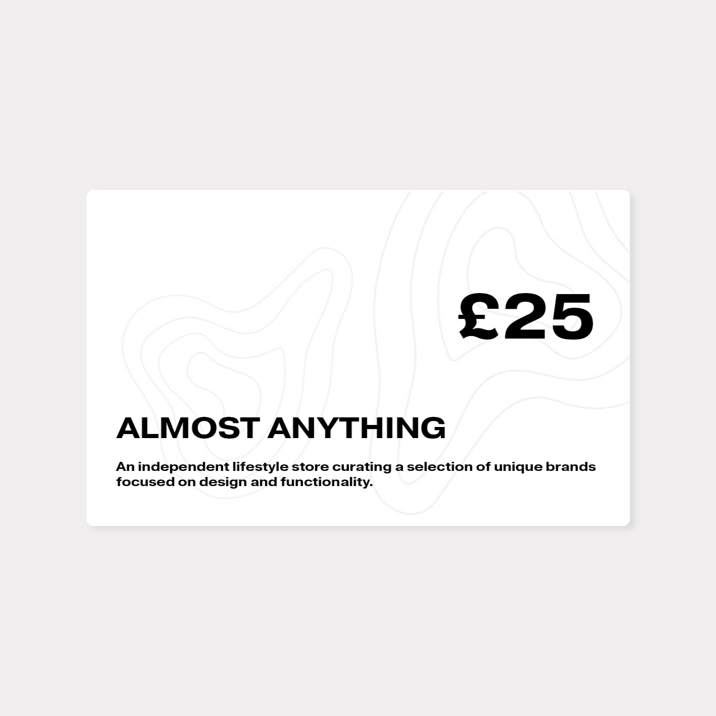 Gift Card £25