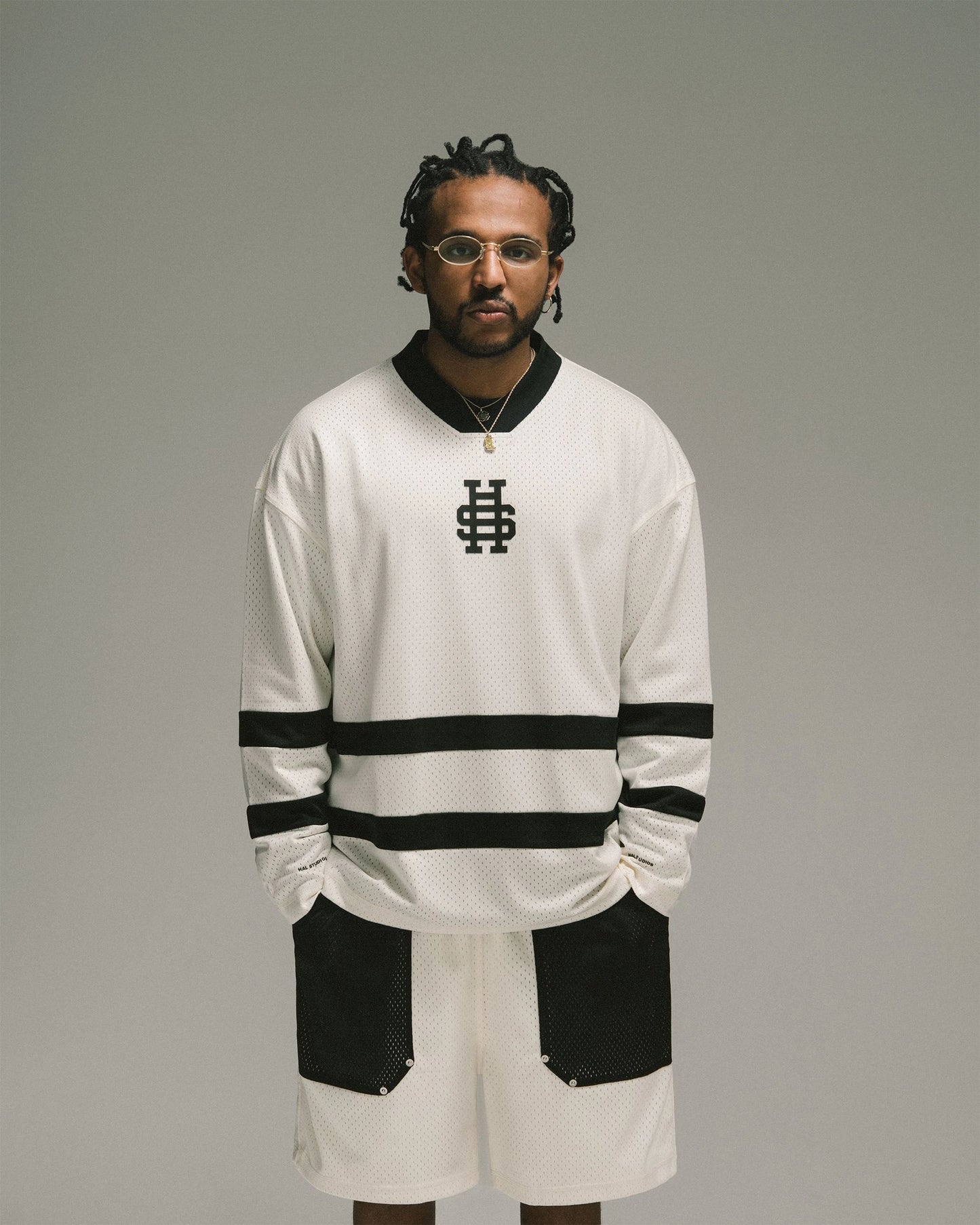 HAL STUDIOS Field Jersey L/S - Bone