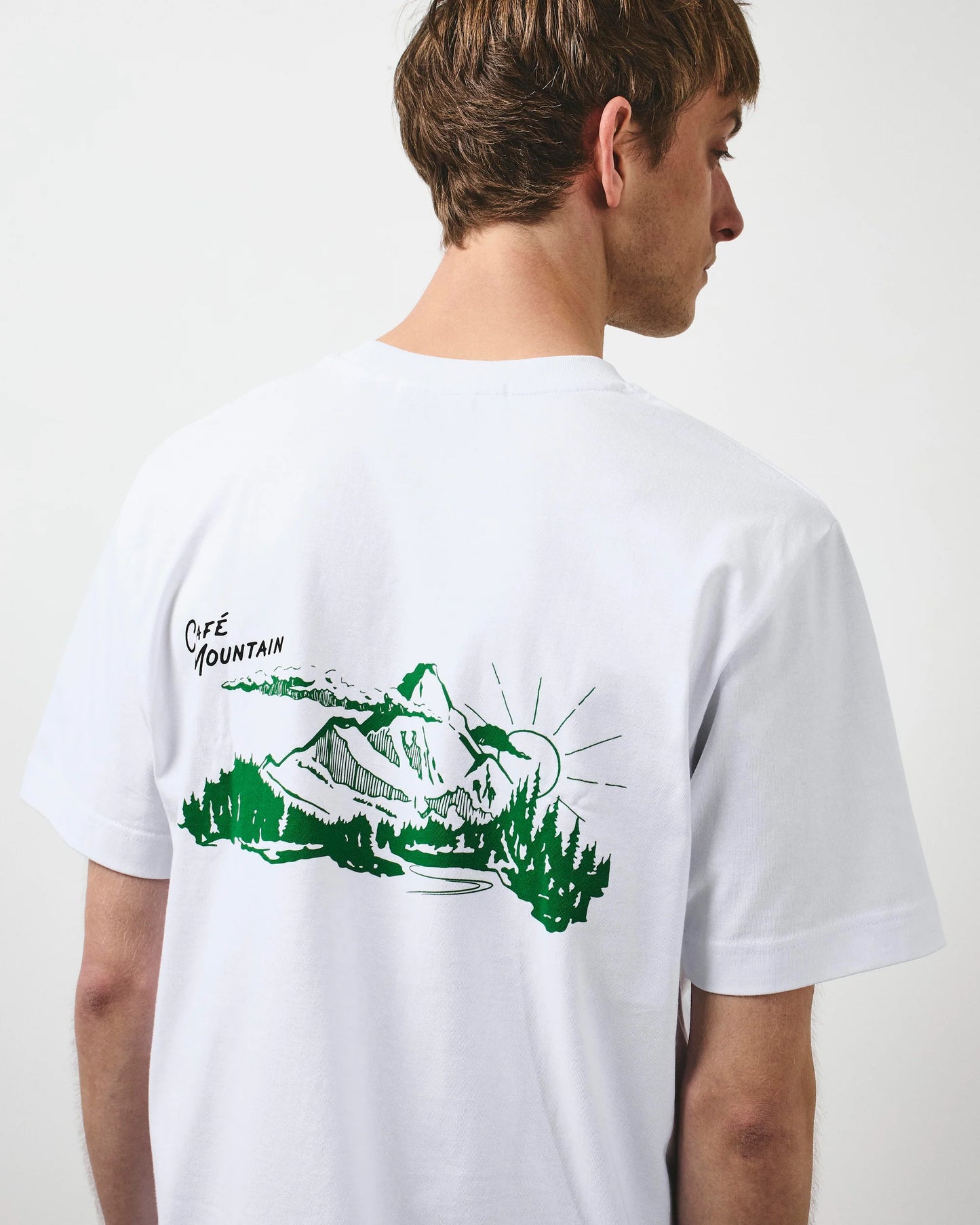 Café Mountain Legacy T-Shirt - White
