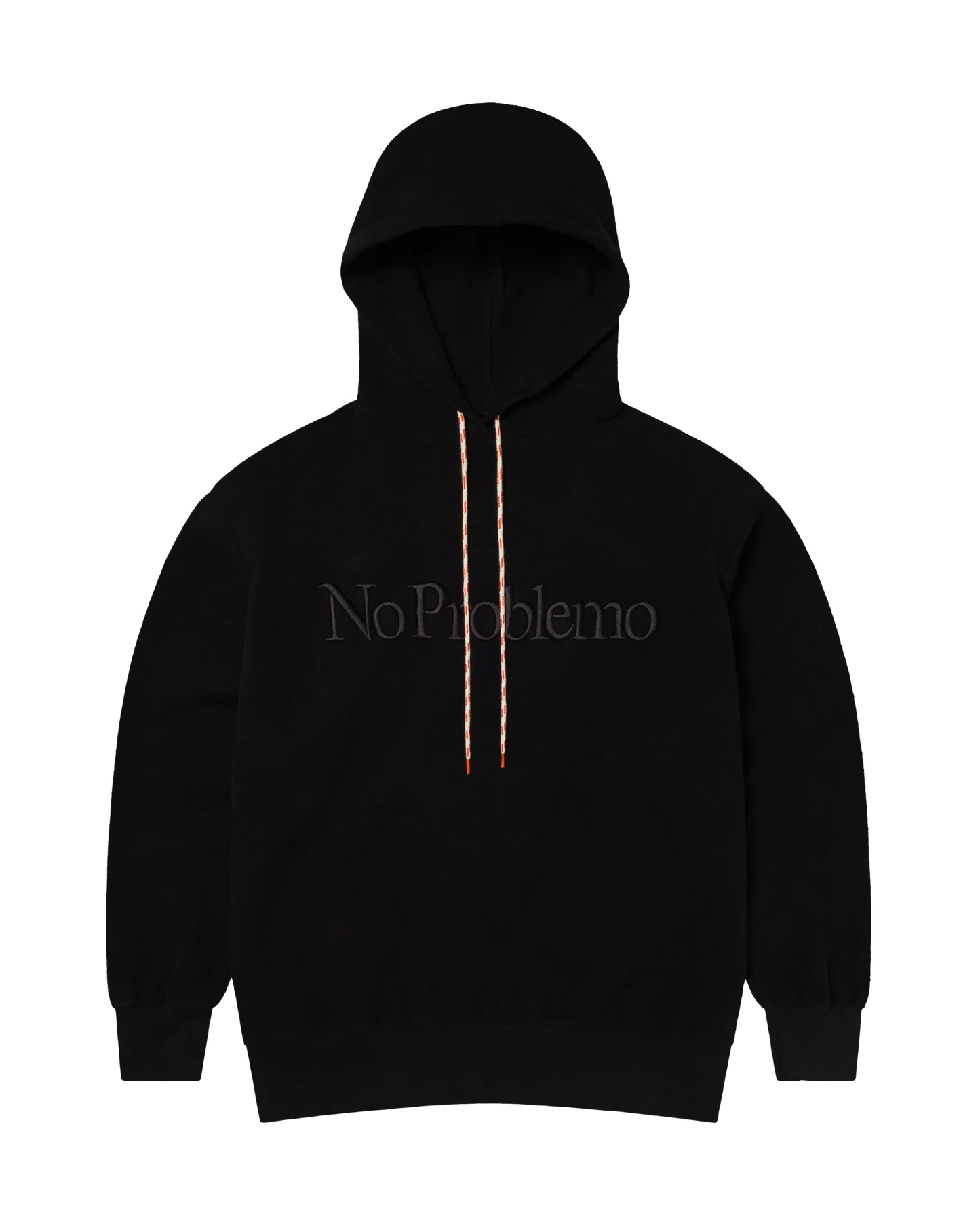 No Problemo Reverse Fleece Hoodie - Black