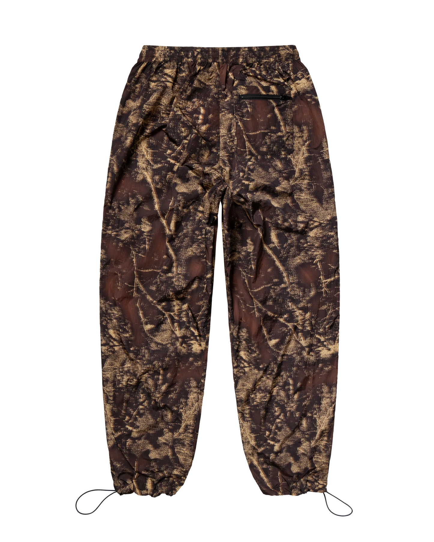 Camouflage pants on a white background