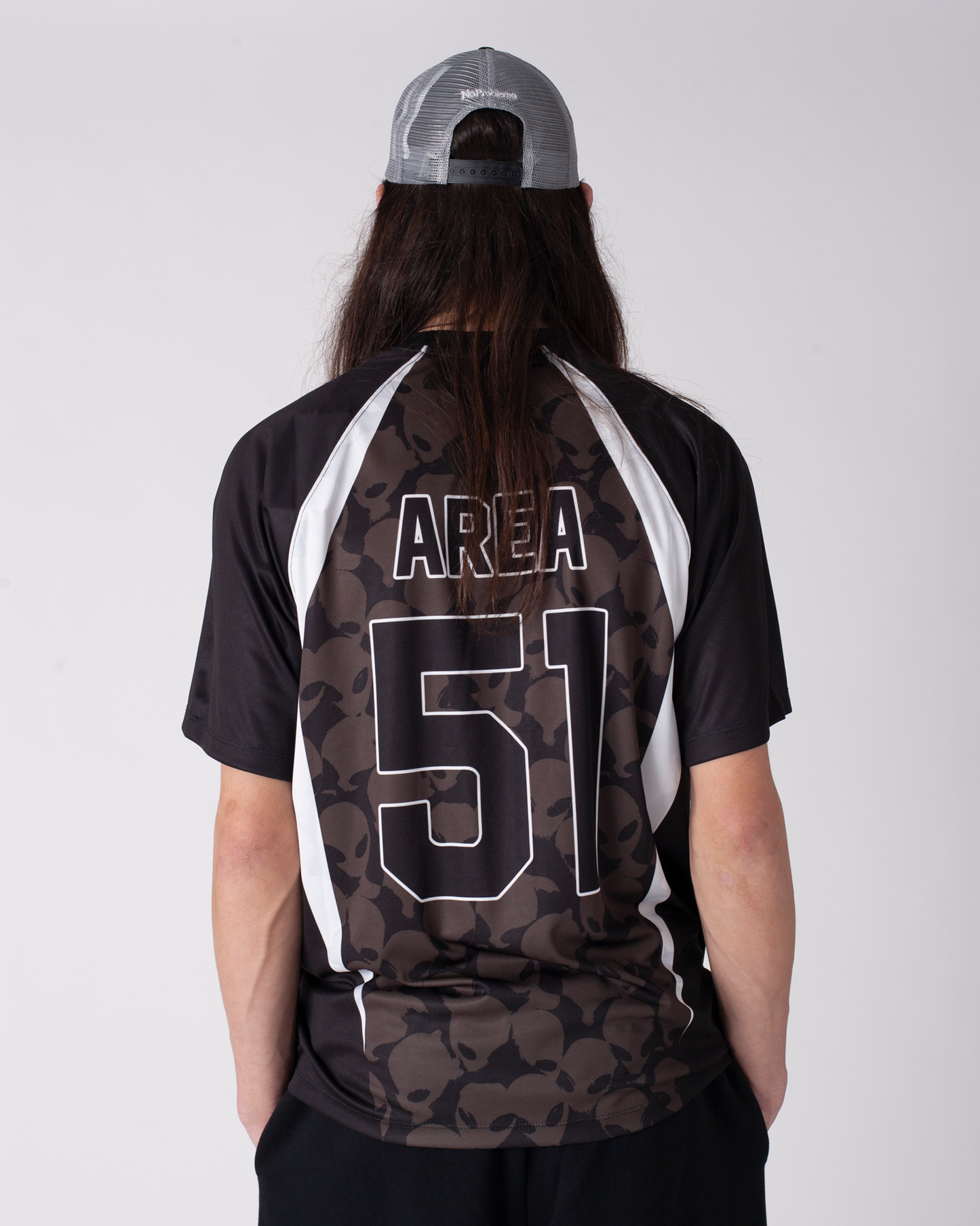 No Problemo Area 51 Football Shirt- Black