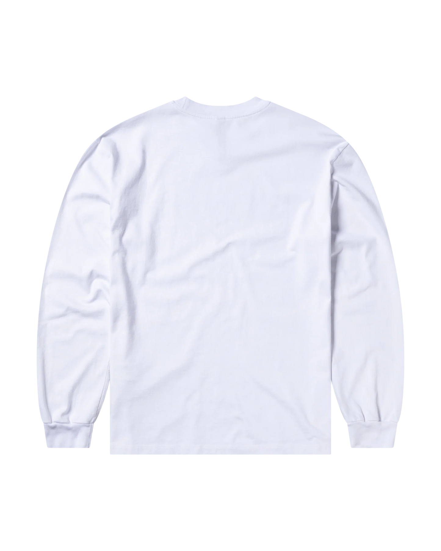 White long-sleeve shirt on a white background