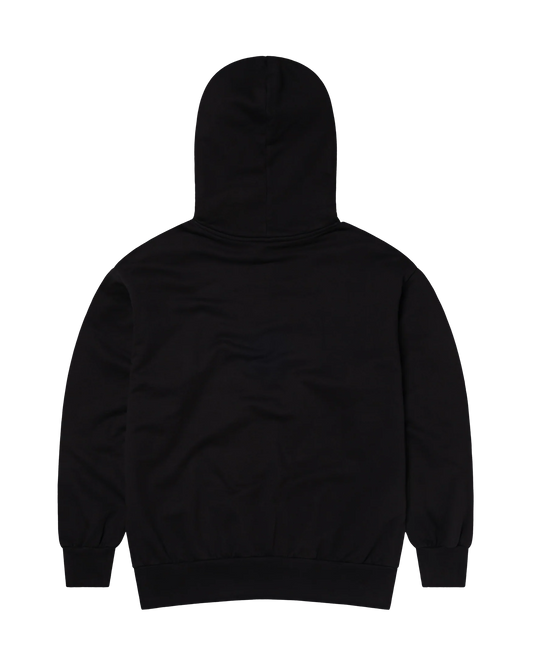 Black hoodie on a white background