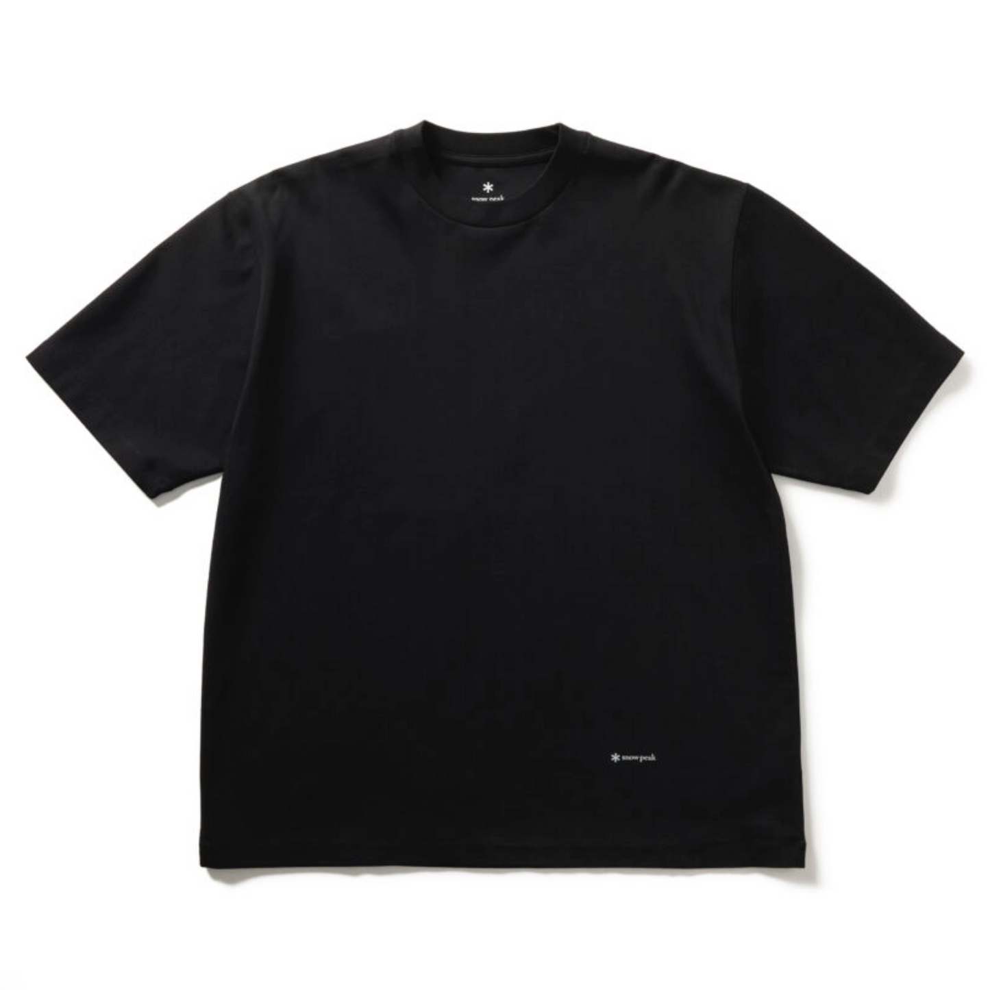 Snow Peak Organic Cotton Mercerised T-Shirt - Black