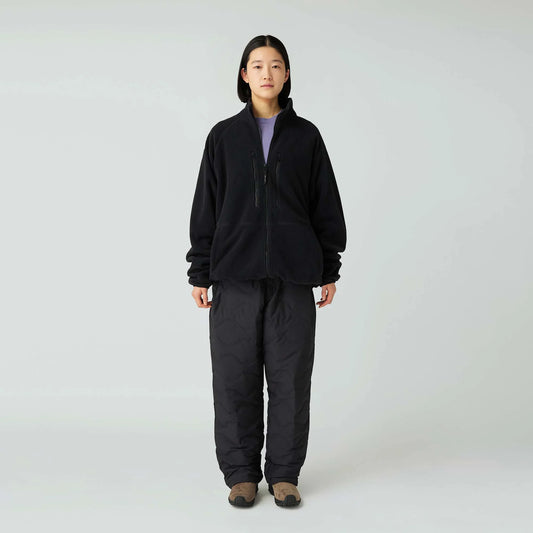 Snow Peak Water-Repellent Fleece Jacket - Black