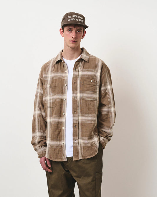 Café Mountain Tumble Check Heritage Shirt - Rusk