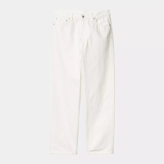 Carhartt WIP Aaron Pant 'Smith' Denim - White