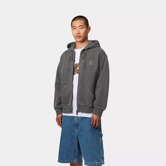 Carhartt WIP Hooded Nelson Jacket - Graphite