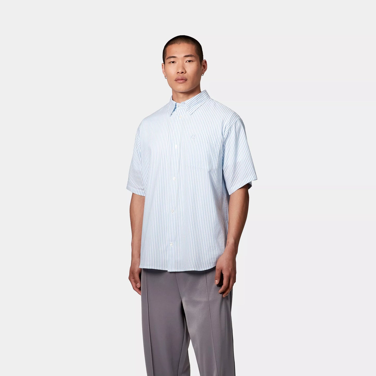 Carhartt WIP S/S Phelps Shirt - Bluebird