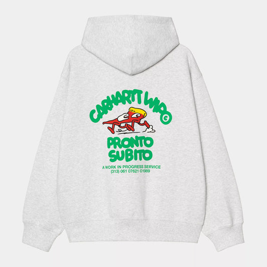 Carhartt WIP Hooded Pronto Full Zip - Heather Grey