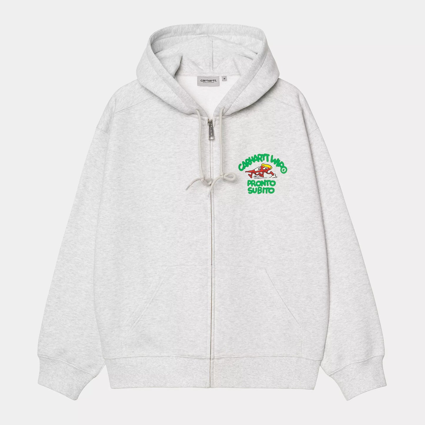 Carhartt WIP Hooded Pronto Full Zip - Heather Grey