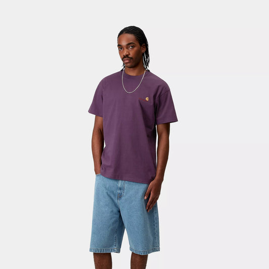 Carhartt WIP S/S American Script T-Shirt - Huckleberry