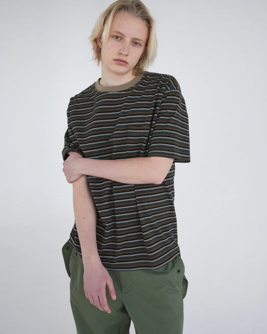 Khakis Border S/S T-Shirt - Brown