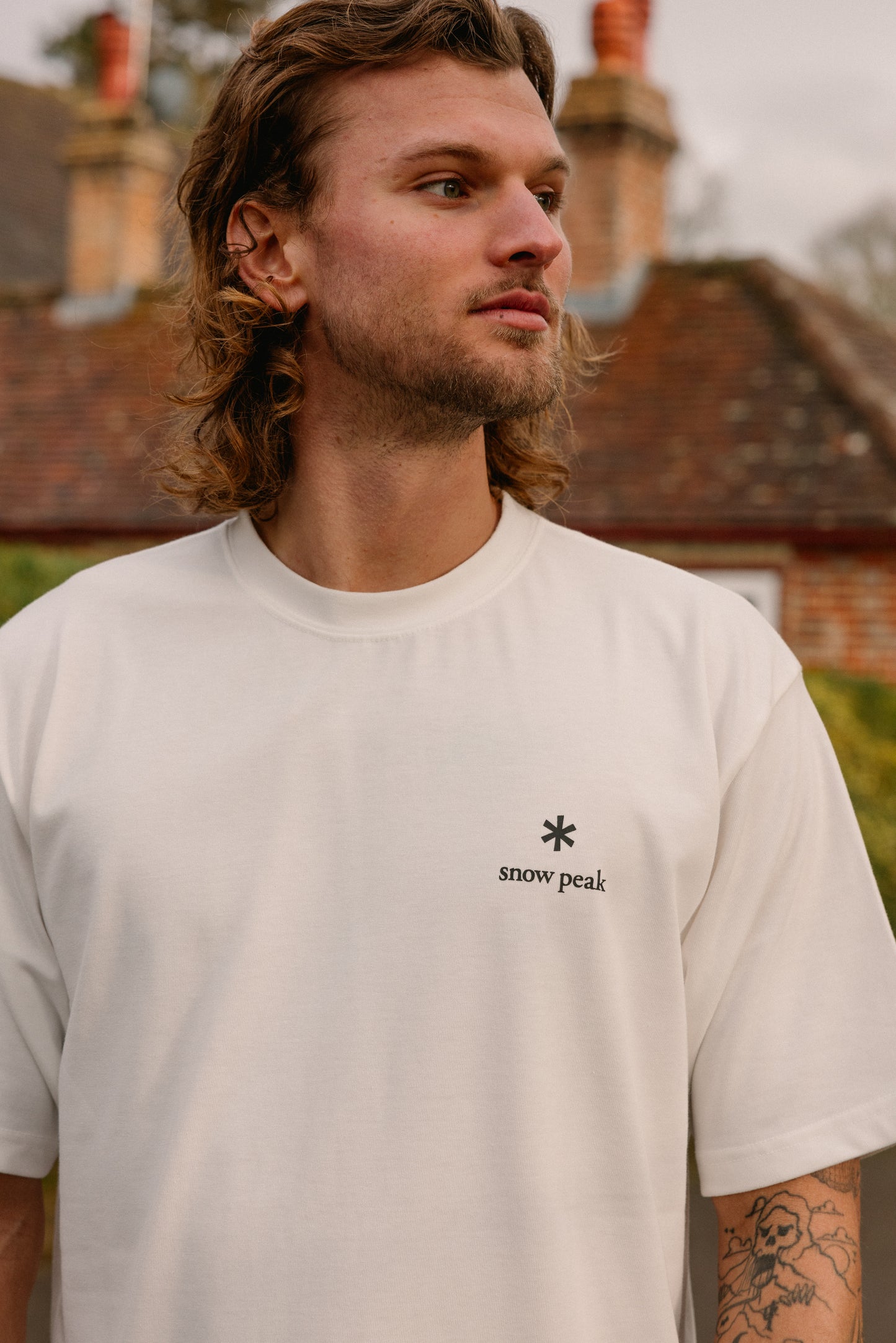 Snow Peak NSD Logo T-Shirt - White
