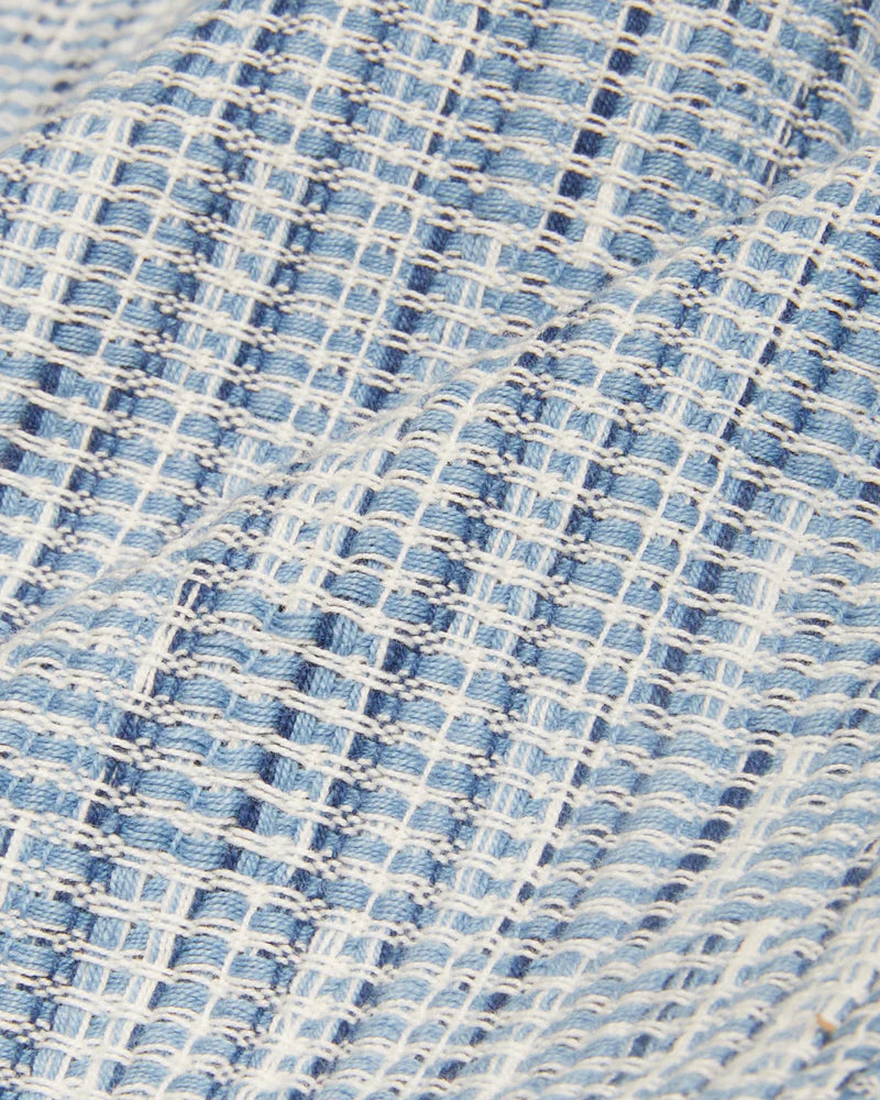 Corridor Rainbow Weave SS Camp Shirt - Blue