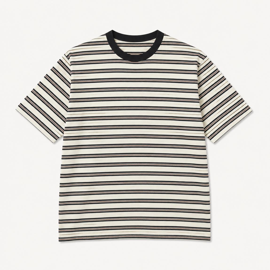 Café Mountain Striped Tee - Navy Stripe