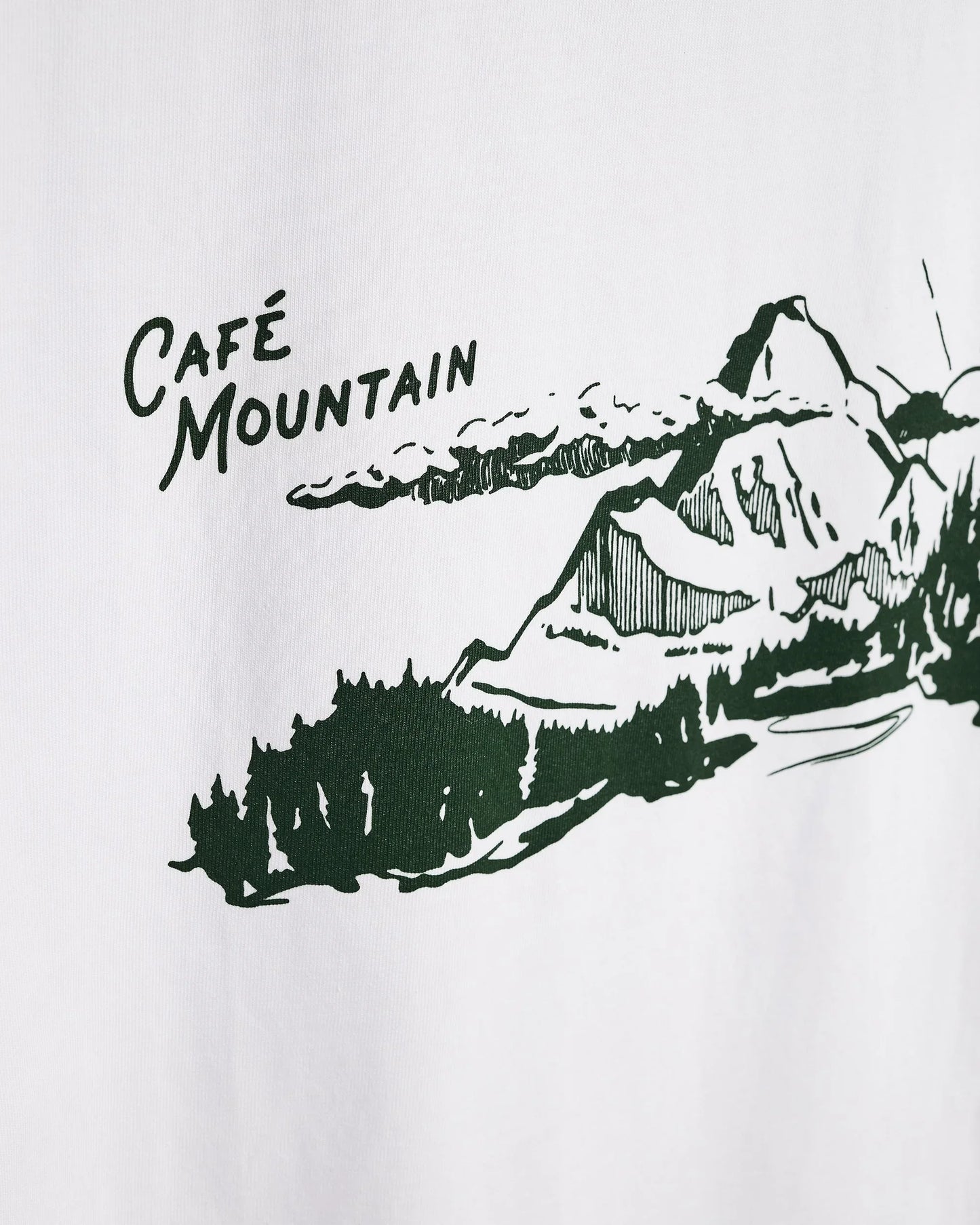 Café Mountain Legacy T-Shirt - White
