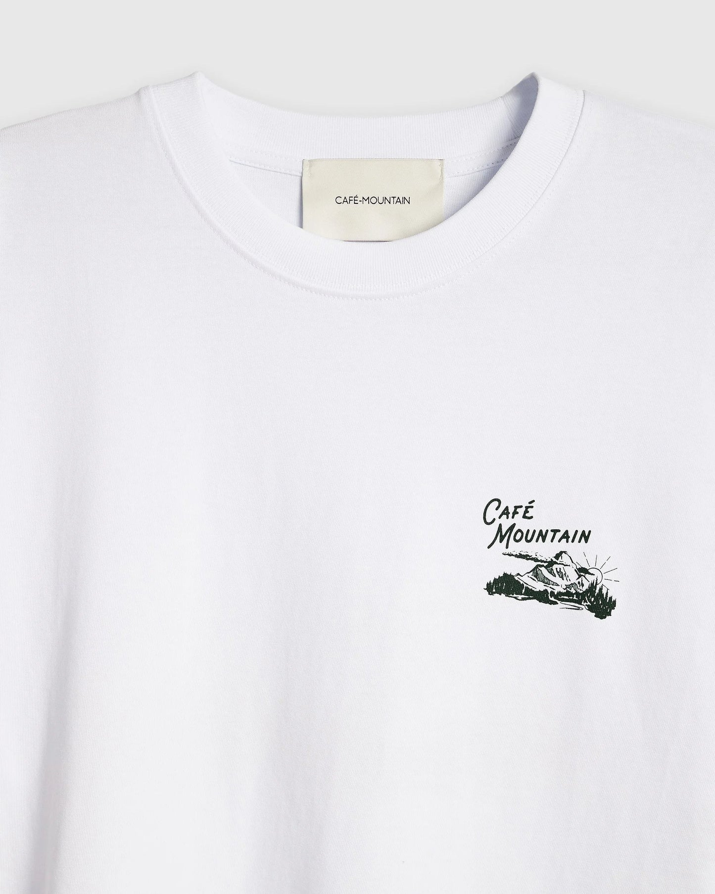 Café Mountain Legacy T-Shirt - White