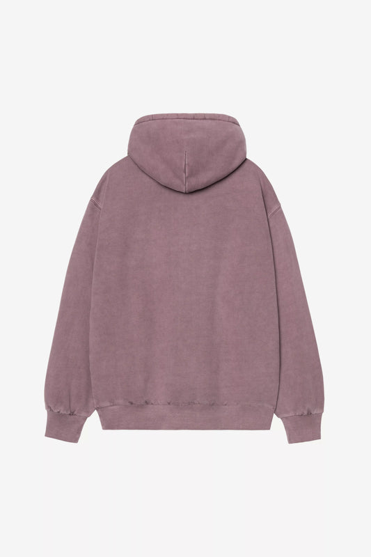 Purple hoodie on a white background