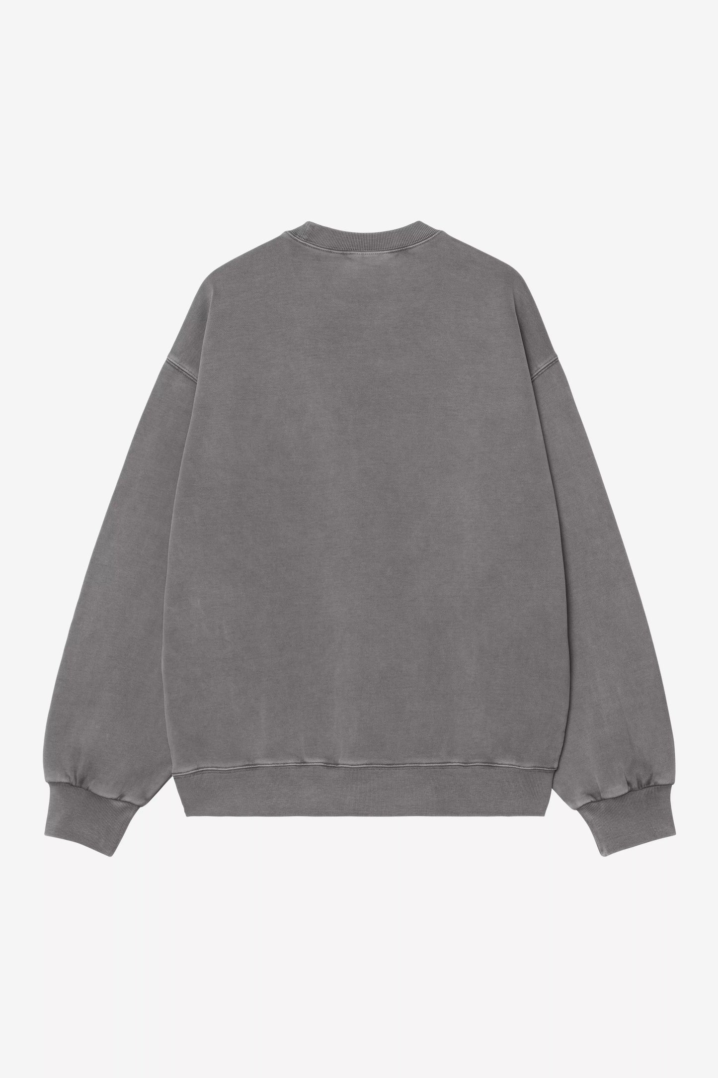 Gray sweatshirt on a white background