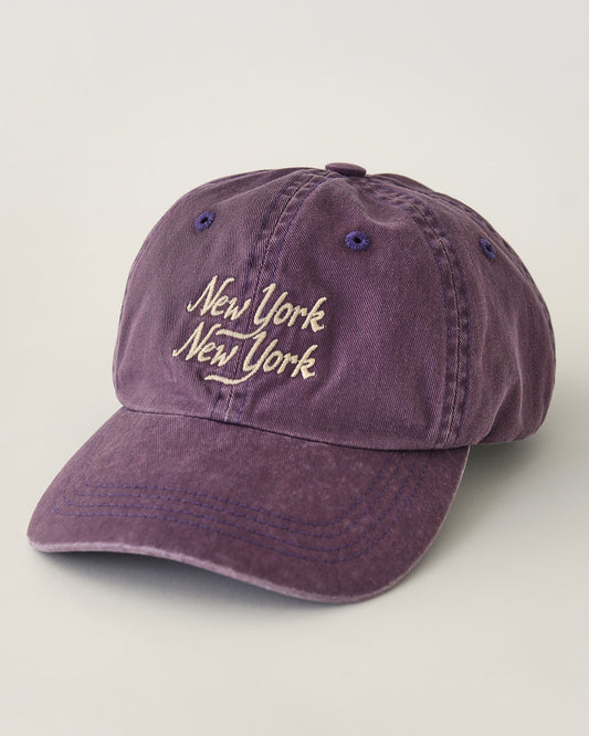 Corridor NY NY Script Cap - Purple