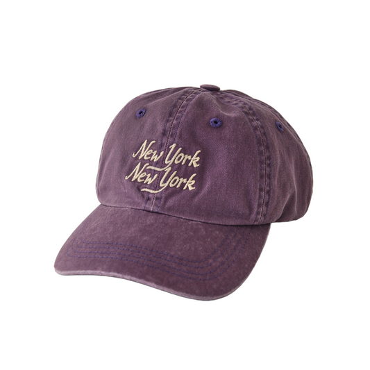 Corridor NY NY Script Cap - Purple