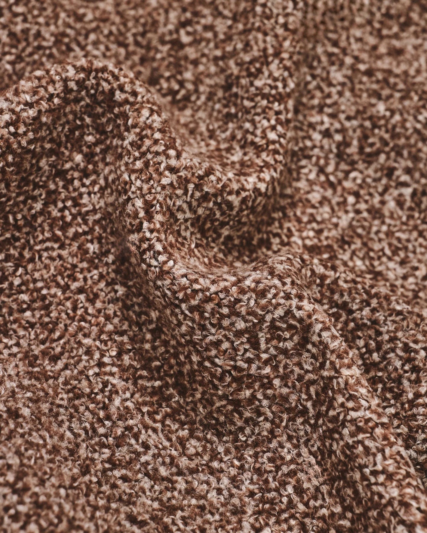 Café Mountain Fleece Cabin Beanie - Natural Fleck