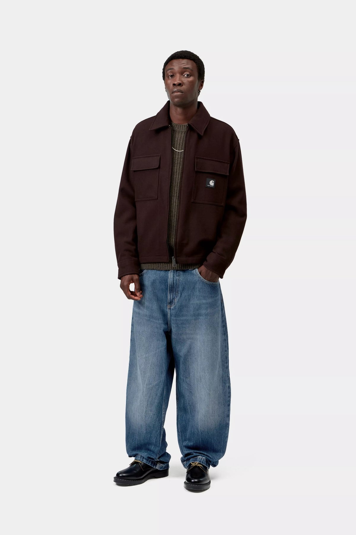 Carhartt WIP Brandon Pant - Blue Marble Used Wash
