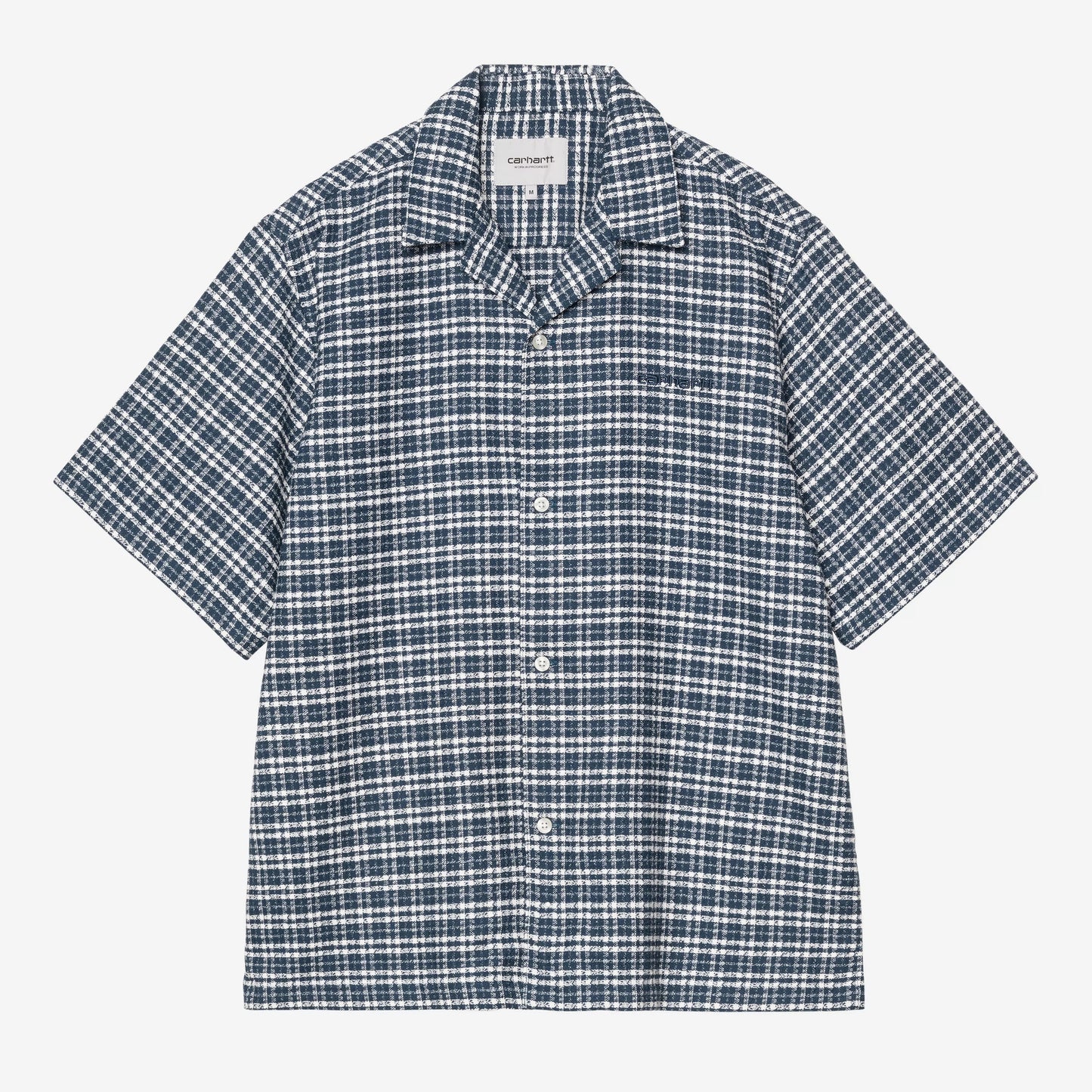 Carhartt WIP S/S Kander Shirt - Blue