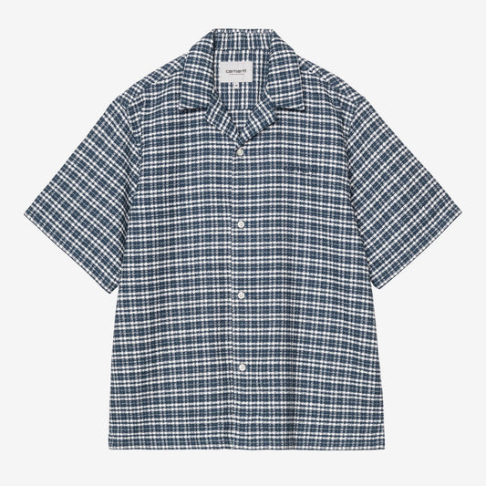 Carhartt WIP S/S Kander Shirt - Blue