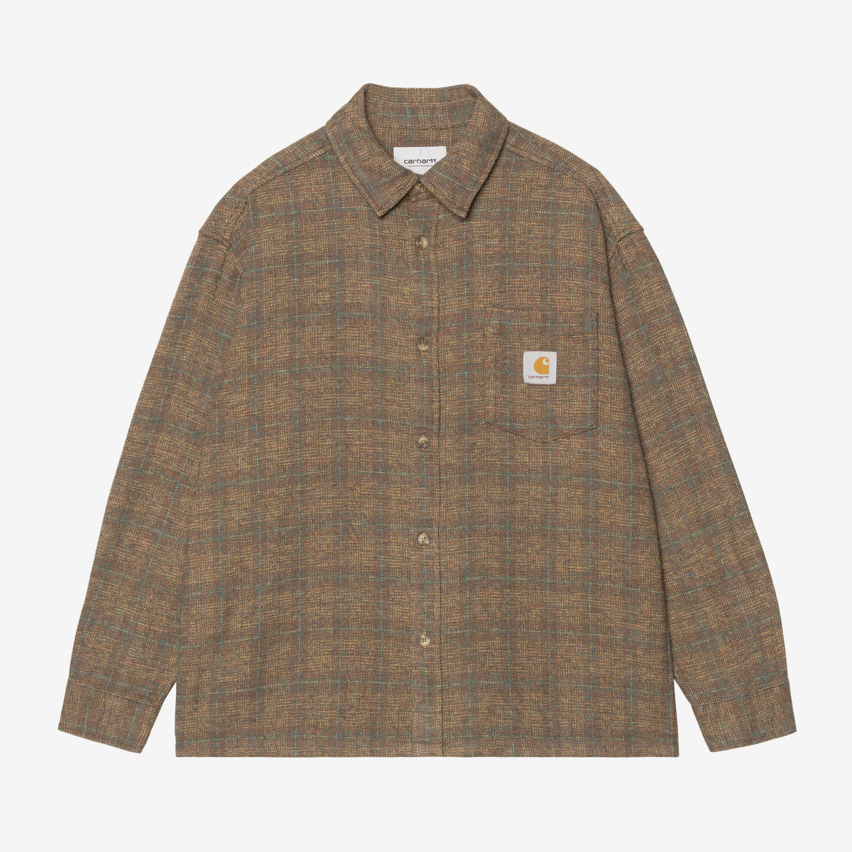 Carhartt WIP L/S Bagley Shirt - Brown Check