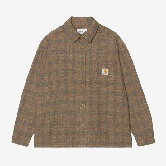 Carhartt WIP L/S Bagley Shirt - Brown Check