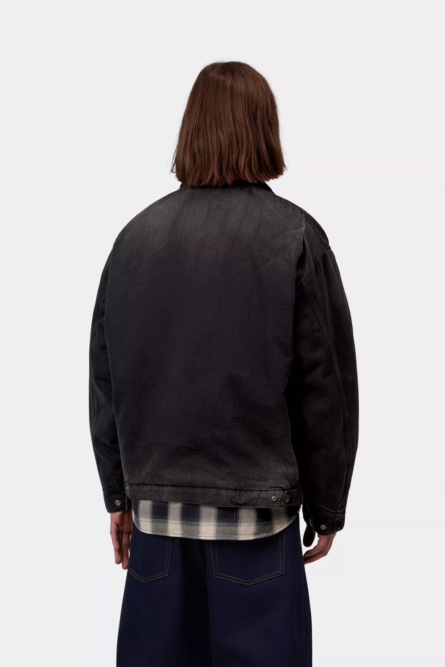 Carhartt WIP OG Detroit Jacket - Tobacco / Black Washed