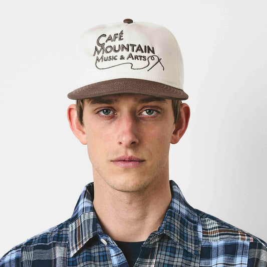 Café Mountain Needles & Thread Cap - White and Brown