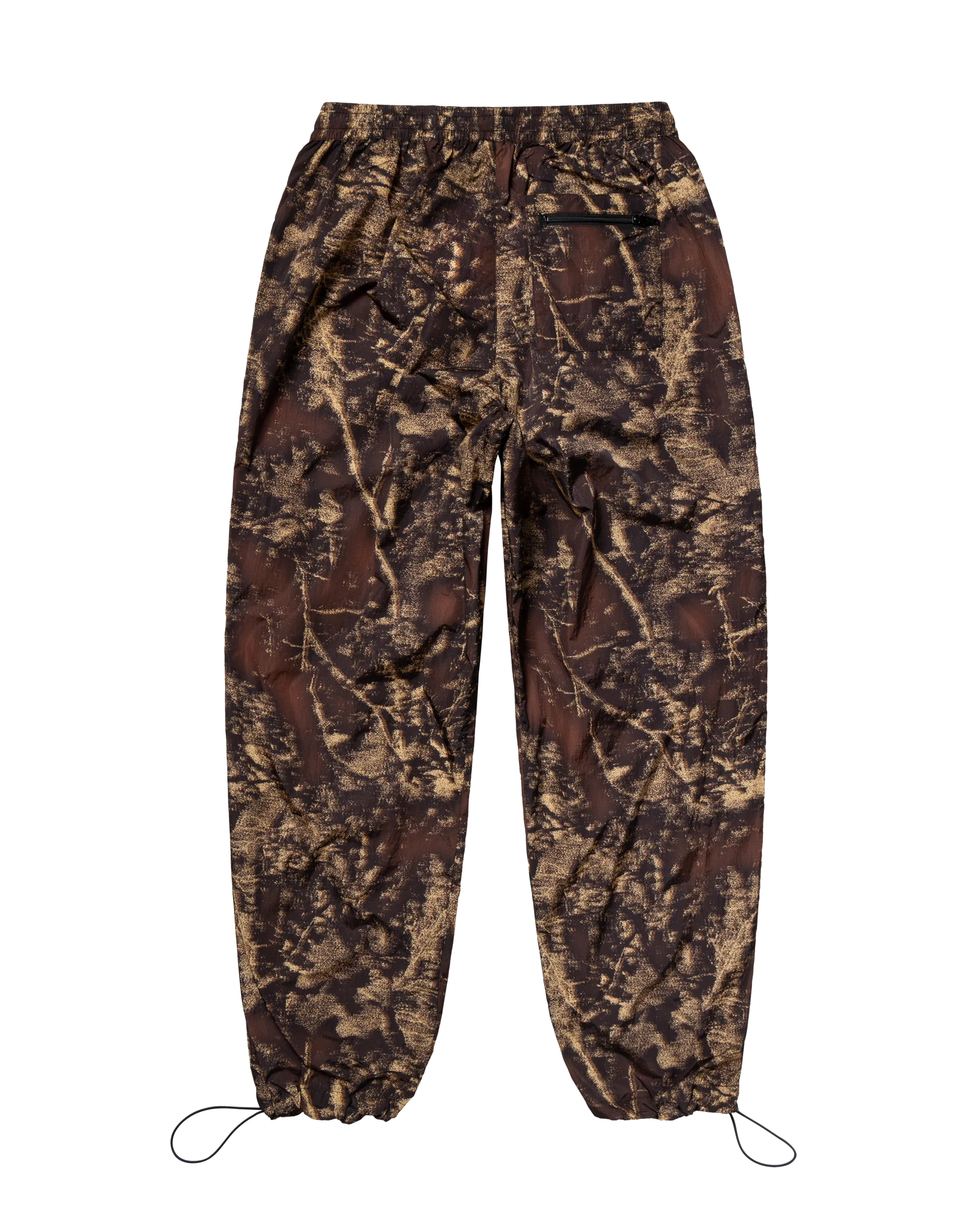 Camouflage pants on a white background