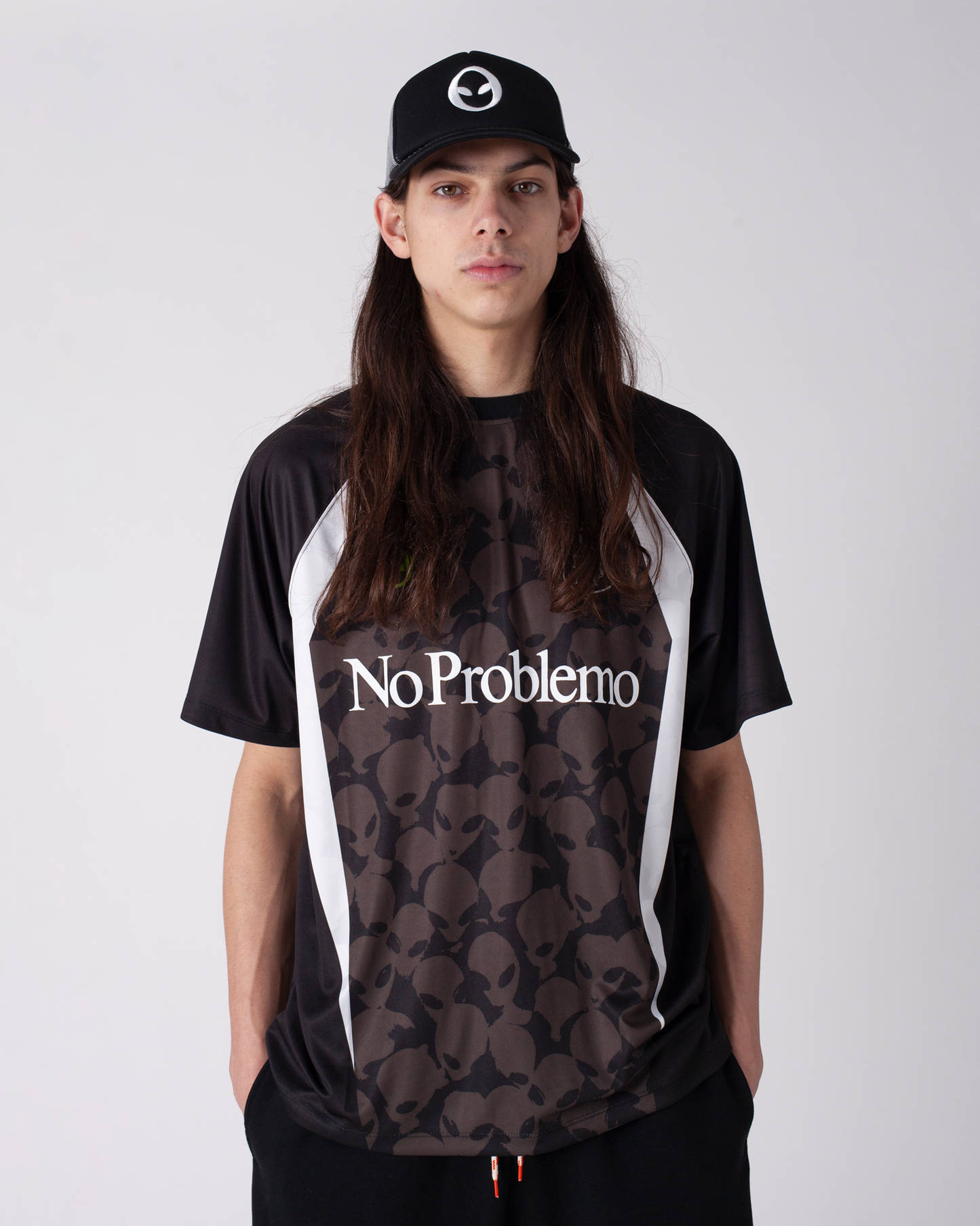 No Problemo Area 51 Football Shirt- Black