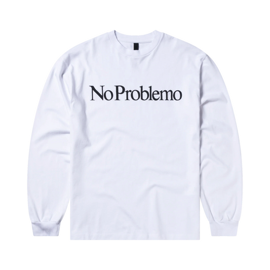 No Problemo L/S T-Shirt - White