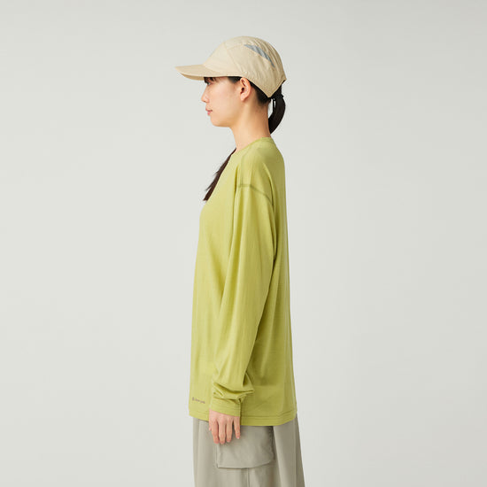 Snow Peak Merino Wool L/S T-Shirt - Light Green