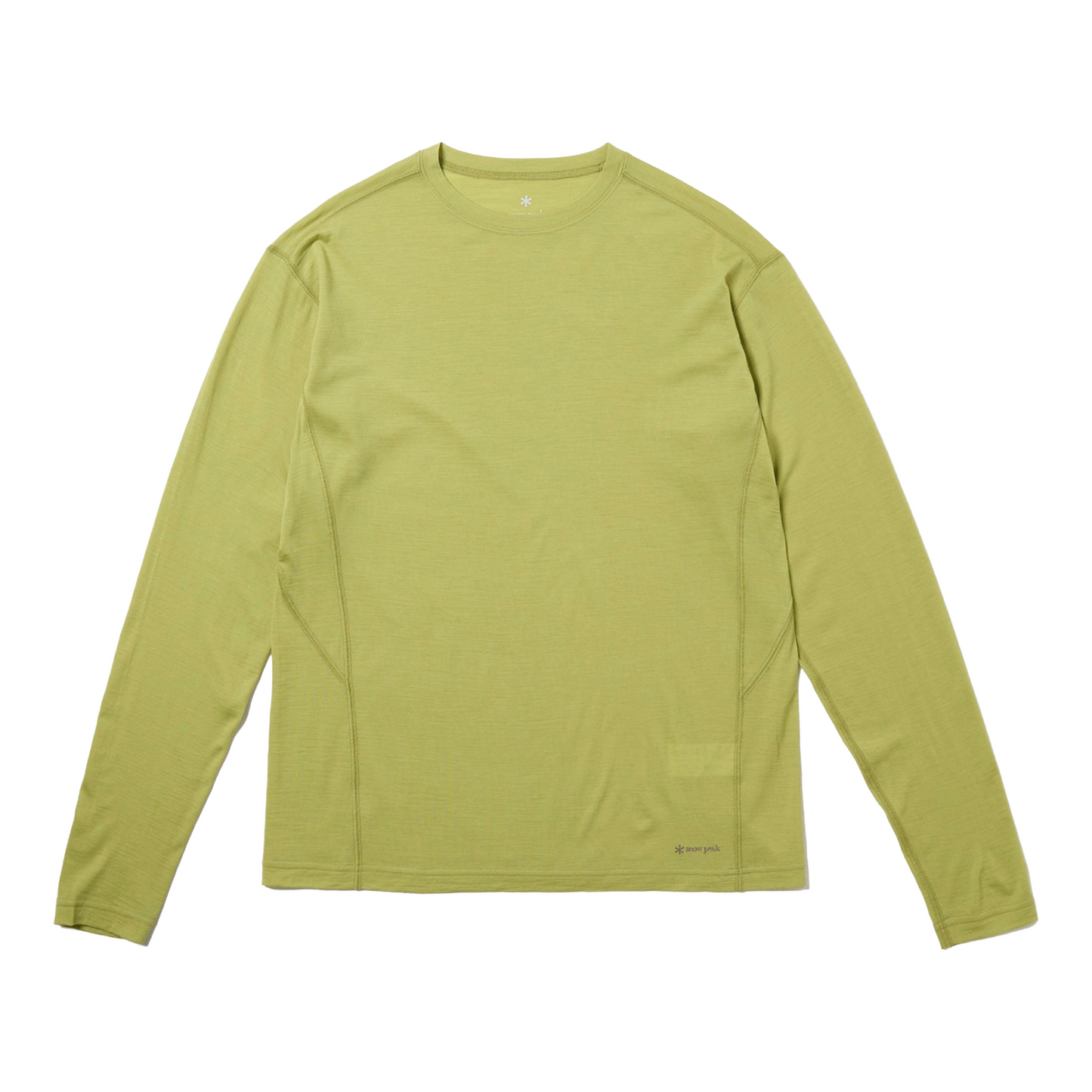 Snow Peak Merino Wool L/S T-Shirt - Light Green