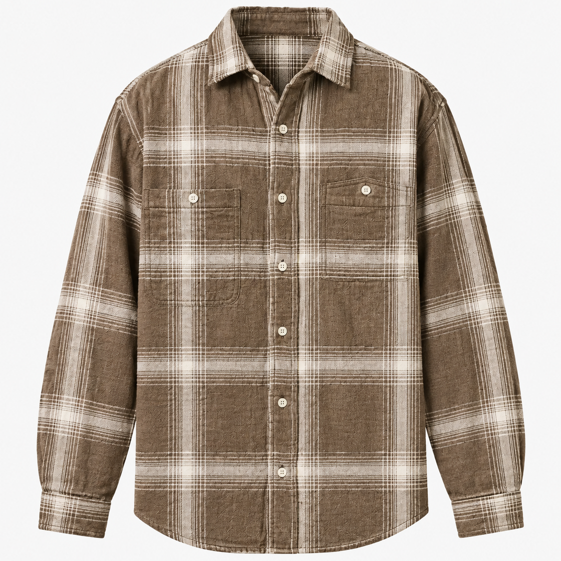 Café Mountain Tumble Check Heritage Shirt - Rusk