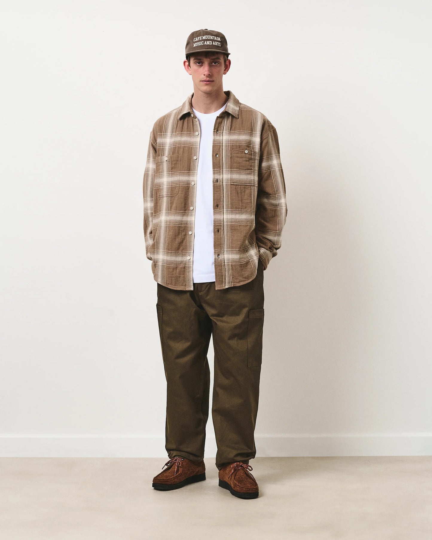 Café Mountain Tumble Check Heritage Shirt - Rusk
