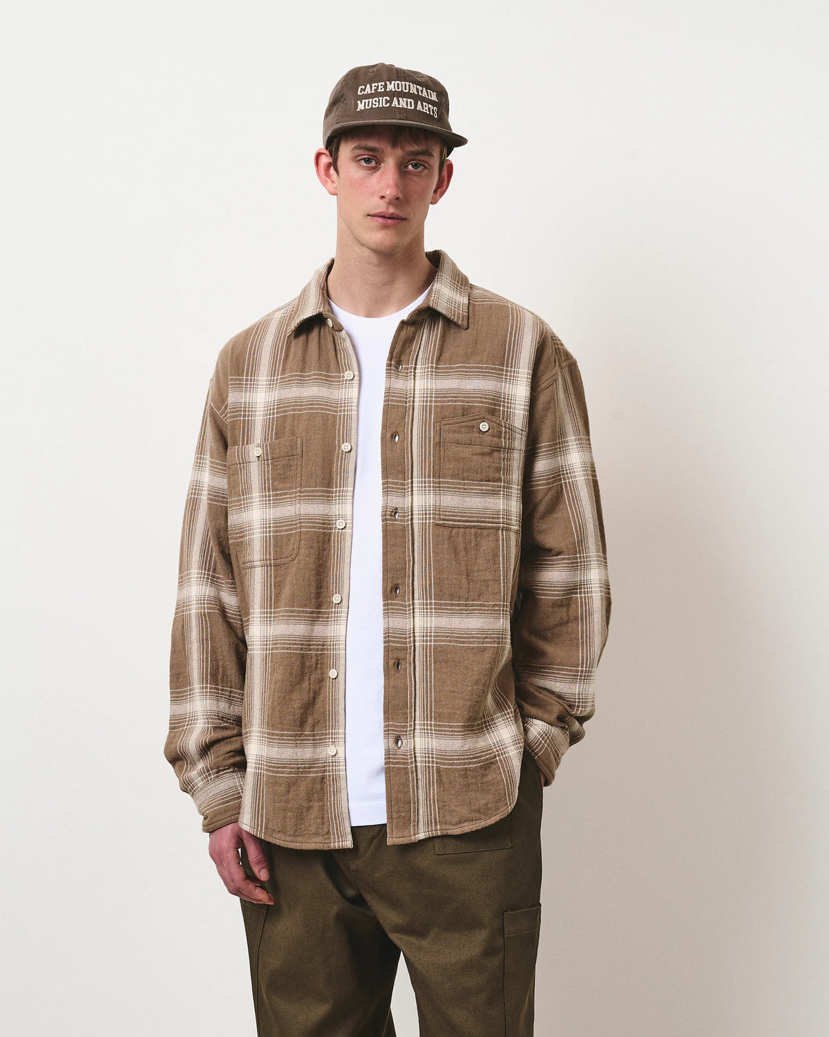Café Mountain Tumble Check Heritage Shirt - Rusk