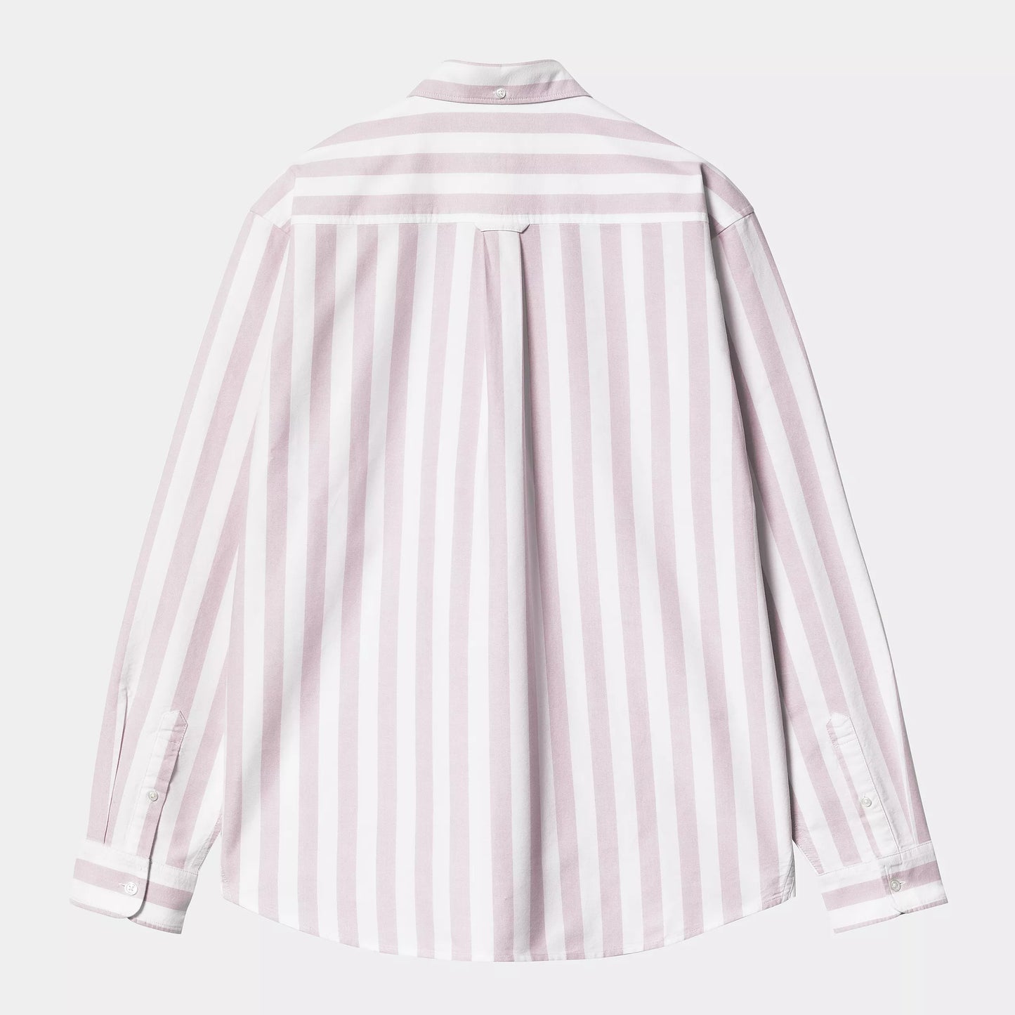 Carhartt WIP L/S Dillion Shirt - Pink Stripe white