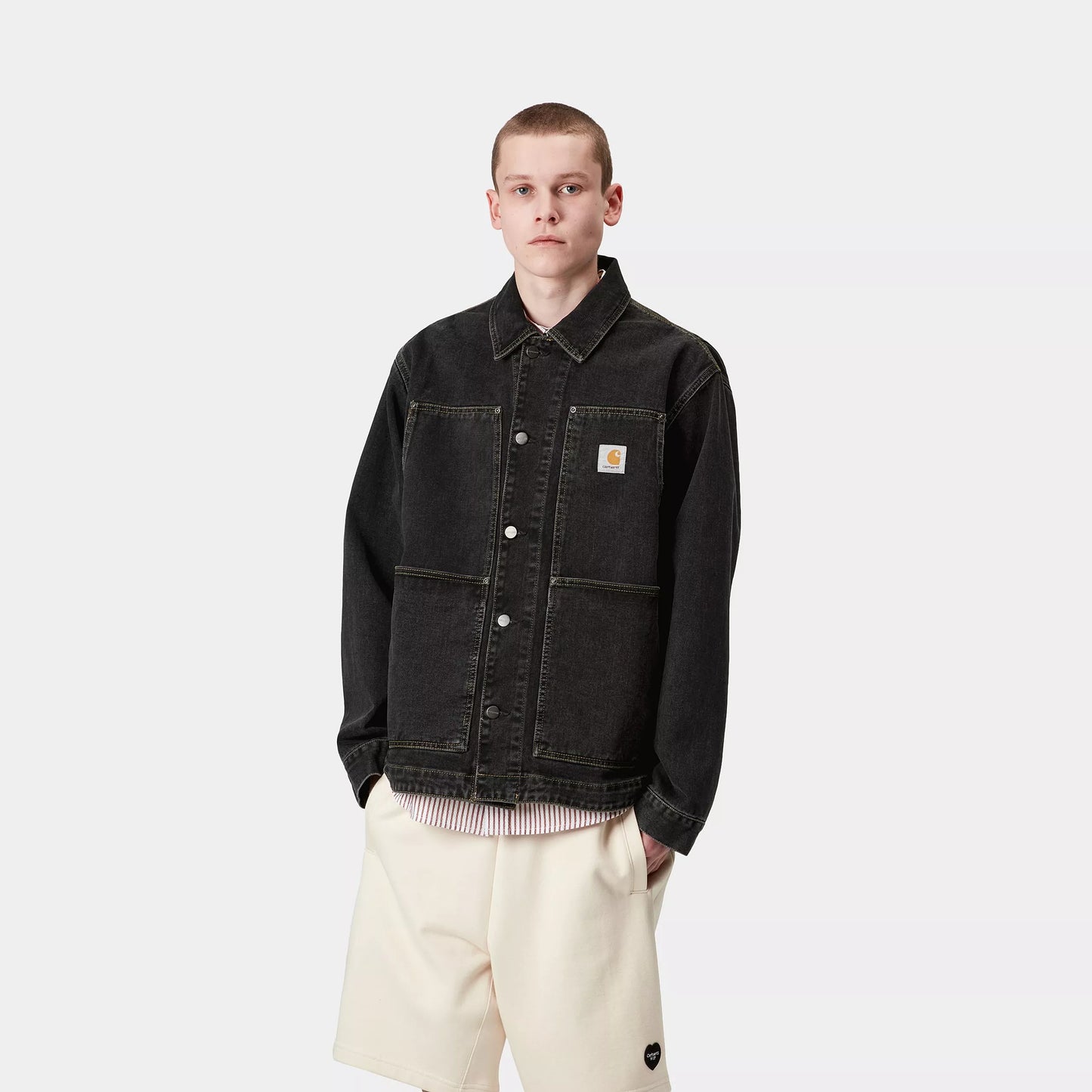 Carhartt WIP OG Double Front Jacket Maitland Denim - Black
