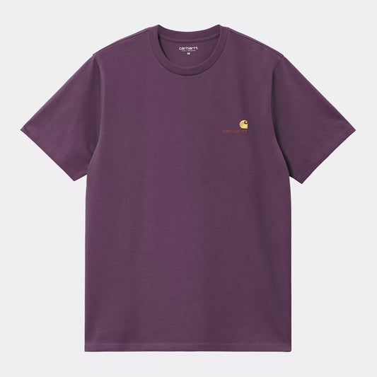 Carhartt WIP S/S American Script T-Shirt - Huckleberry