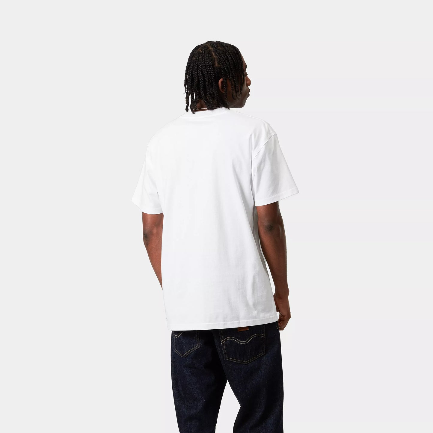 Carhartt WIP S/S American Script T-Shirt - White